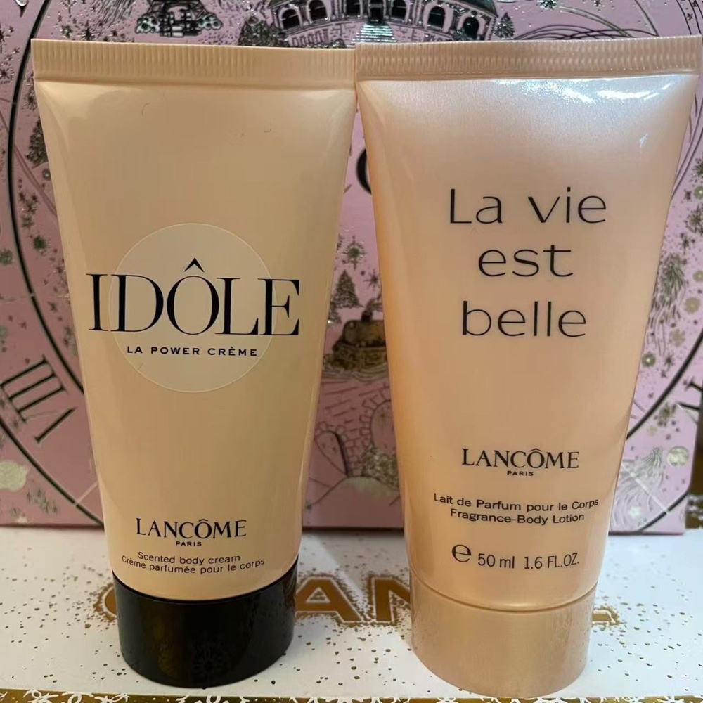 2x Lancôme La vie est belle and idole Scented Body Cream 1.6 oz/50 ml *2